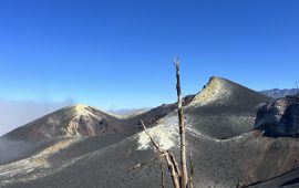 cráter vistas caminata nuevo volcán